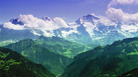 Jungfrau Peak Wallpaper 4k Eiger Monch Bernese Alps