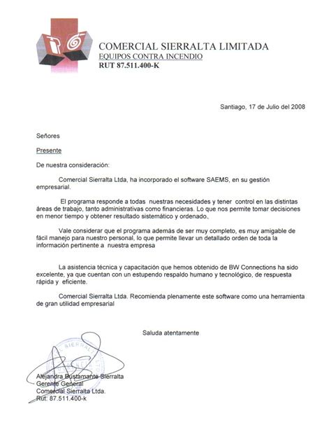 Modelo De Carta Word