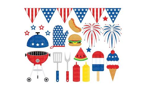 Fourth Of July Clipart And Vectors Artofit