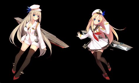 Anime Warship Girls Lexington Warship Girls Saratoga Warship