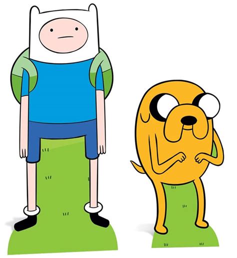 Finn Und Jake Aus Adventure Time Kartonausschnitt Standee Standup