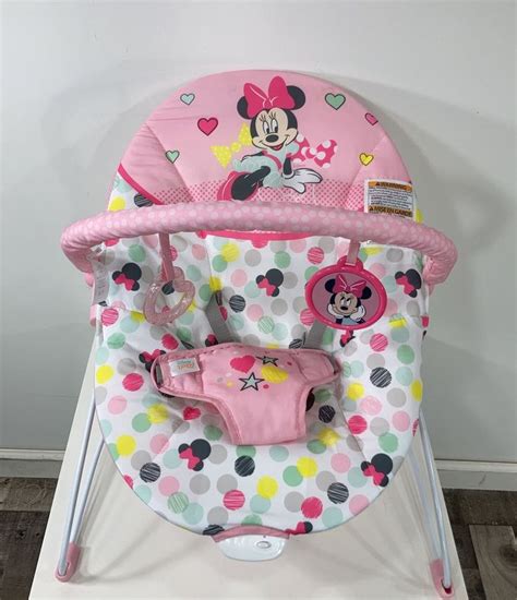 Bright Starts Minnie Mouse Bouncer Seat In 2022 Minnie Mouse Bouncer