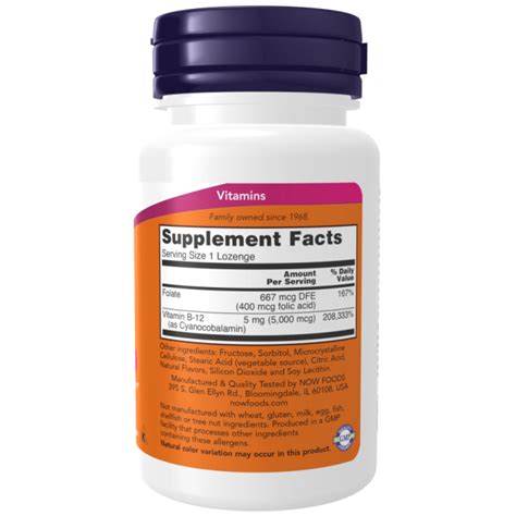 Vitamina B12 Com Ácido Fólico 5000 Mcg Apollo Suplementos