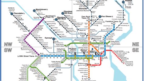 Septa Introduces New Transit Map That Includes Bus Routes Prepares For