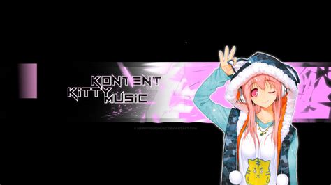 Kontent Kitty Music Youtube Banner By Happysquidmusic On Deviantart