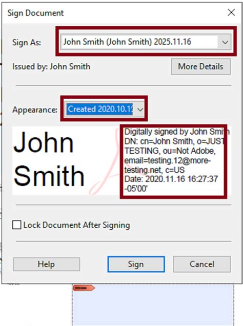 Solved Digital Signature Appearance Fields To Display Adobe
