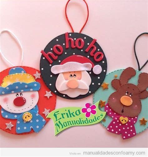 Manualidades NavideÑas Paso A Paso Como Hacer Decoraciones NavideÑas Con Fomi Con Patrones