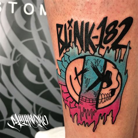 Blink Tattoo Blink Tattoos Color Quote Tatuaggio Blink Blink Song Blink Tattoo