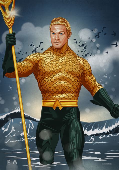 Jason Momoa Classic Aquaman Style By Vassilis Dimitros Rdccomics