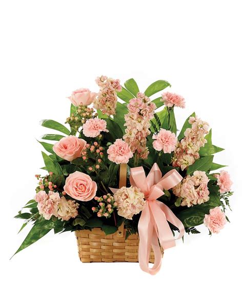 We also deliver flowers to all business and hospitals in the country. Classic Sympathy Basket Arrangement at From You Flowers