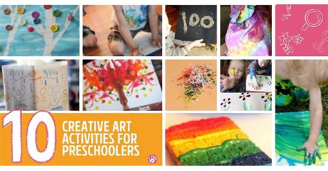 10 Creative Art Activities For Preschoolers My Wonderful Baby