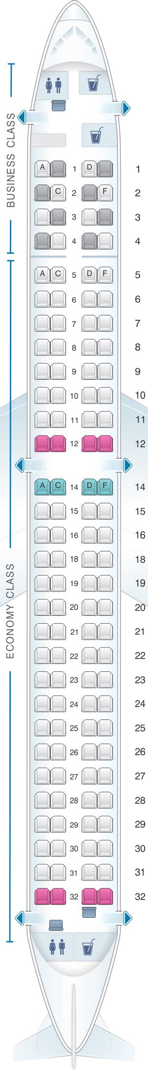 Embraer 195 Seating Chart