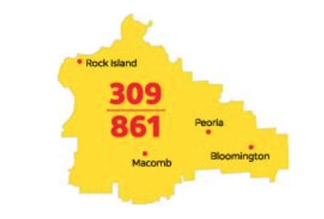 309 Meet 861 New Area Code Is Coming Soon To The Illinois 309 Region