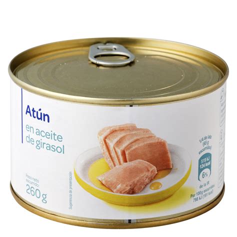Atún en aceite de girasol Producto blanco - Carrefour supermercado