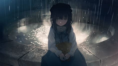 Anime Girl Sad Rain Wallpapers Top Free Anime Girl Sad Rain