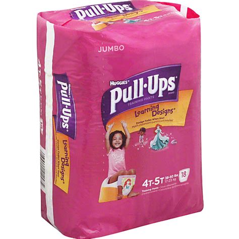 Huggies® Pull Ups® Training Pants Learning Designs® For Girls 4t 5t 18