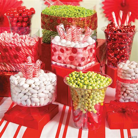 Festive Christmas Candy Buffet Idea Oriental Trading