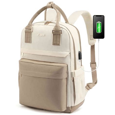 Lovevook Laptop Backpack For Women Macaron Colors Fit 156 Inch