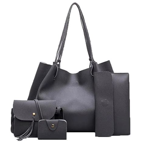 Bolsa Feminina Women Handbag Fashion Four Sets Bag Women Leather
