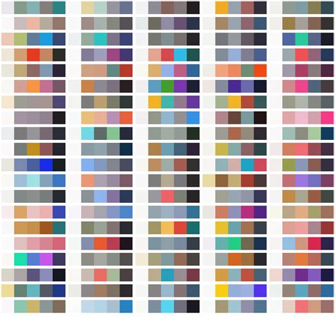 Generated Color Palettes On Toyhouse