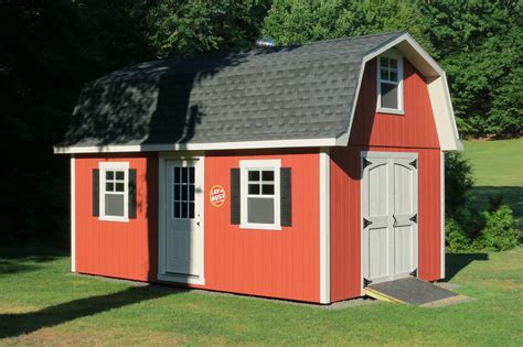 Tall Gambrel Barn Style Sheds