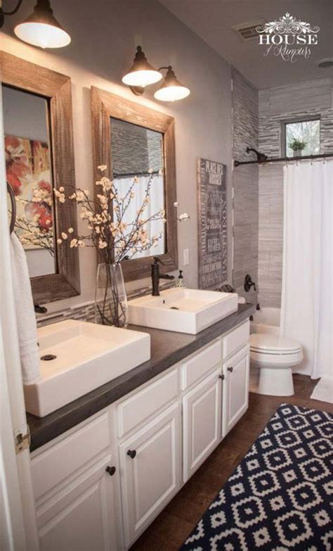 It will look great in a bathroom with rustic, farmhouse decor, industrial style or classic home decor. 30 Awesome Ideas to Add Rustic Style To Bathroom - Amazing ...