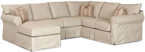 Furniture Pretty Slipcovered Sectional Sofa For Comfy Your Living Within 3 Piece Sectional Sofa Slipcovers 