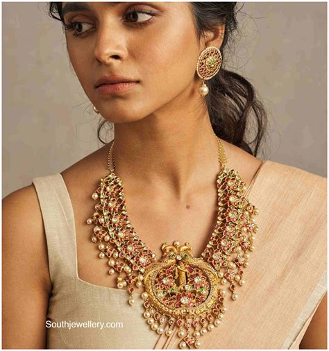 Kundan Necklace And Earrings Set Indian Jewellery Designs