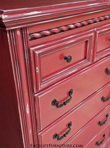 Red Refinished Furniture Red Barns Refinishing Furniture Painted