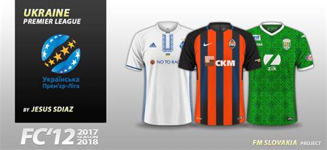 FC'12 Ukraine - Premier League 2017/18 - FM Slovakia