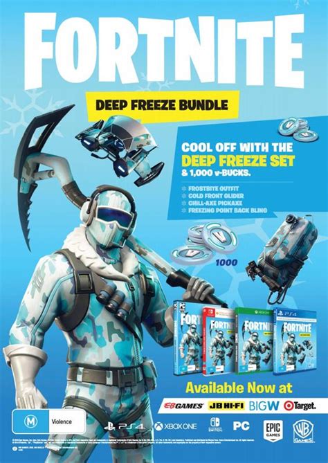 Fortnite Deep Freeze Bundle Warner Playstation 4 52 Off