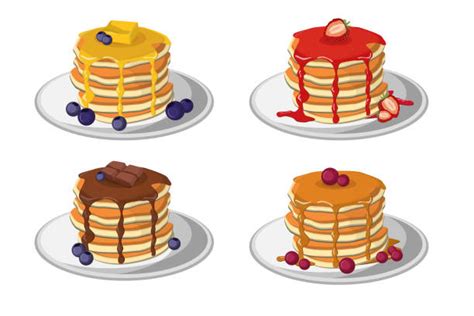 1400 Blueberry Pancake Stock Illustrations Royalty Free Vector