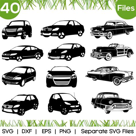 Clip Art Art And Collectibles Traffic Svg Cars Cut File Car Svg T For