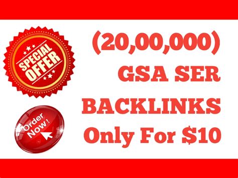 I Will Provide 2 Million Gsa Ser High Powerful Seo Backlinks For Fast