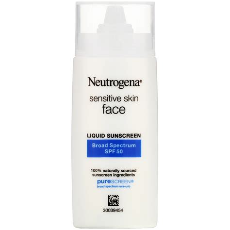 Neutrogena Sensitive Skin Face Liquid Sunscreen Spf 50 14 Fl Oz