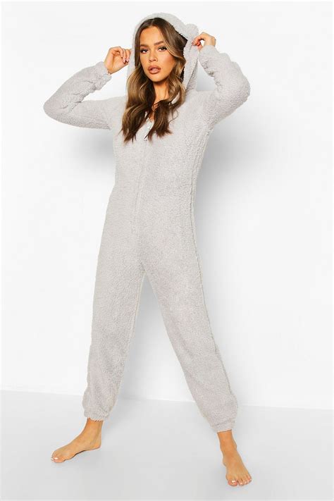 Super Soft Fleece Onesie Fleece Casual Jumpsuit How To Wear