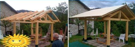 The wooden deck in the same color as the gazebo, and matching chairs and dinner table, completes the elegant scenery. How to build a wooden gazebo with your own hands