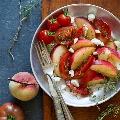 Peach And Heirloom Tomato Salad Recipe