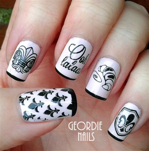 Geordie Nails Born Pretty Stamping Plate Bp36 ~ France