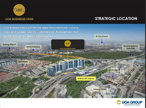 It's strategic location at the vibrant business hub of glenmarie will redefine convenience, allowing smooth and efficient business operations. UOA Business Park|Glenmarie|Shah Alam | Office Space for Rent