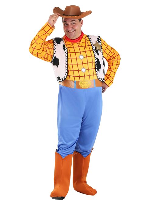 Toy Story Mens Woody Costume Standard And Plus Size