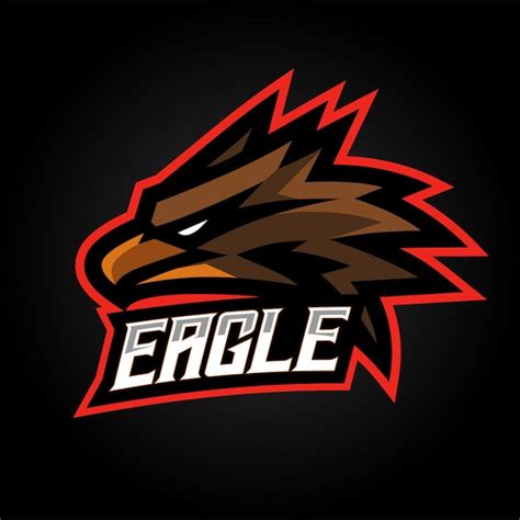 Premium Vector Eagle Head Mascot Gaming Logo