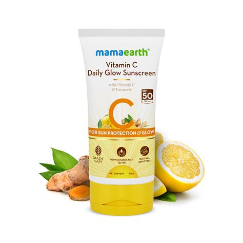 Vitamin C Sunscreen With Spf 50 For Sun Protection 50g
