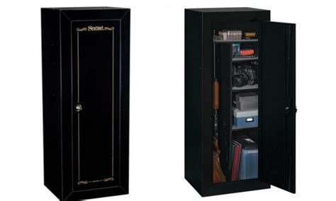 Fully convertible safes hold 36 guns or 18 guns plus storage or all storage. Sentinel 18 Gun Fully Convertible Cabinet $159.99 (reg ...