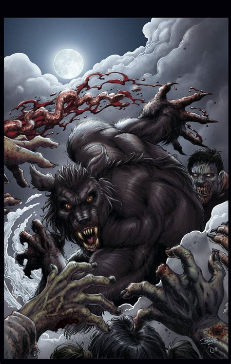 Ww Vs Zombies 1 Cover By David Ocampo On Deviantart Werewolf
