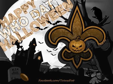 Who Dat Halloween Happy Halloween New Orleans Saints New Orleans