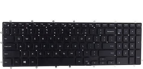 Givwizd Laptop Replacement Us Layout Non Backlit Keyboard For Dell