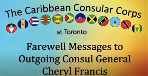Cg Francis Receives Farewell Messages From The Caribbean Consular Corps