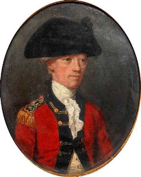 Antique Portrait Of The Rt Hon General William Howe 5th Viscount Howe