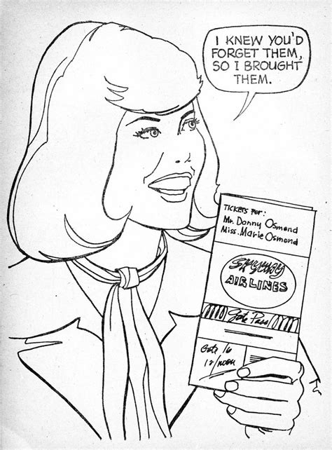 1980s fads and fashion coloring book: Vintage Scan # 27: Donny & Marie Coloring Book (1977 ...